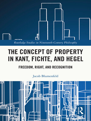 cover image of The Concept of Property in Kant, Fichte, and Hegel